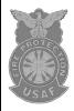 7a - All Silver Fire Chief Metal Badge